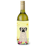 Caroline'S Treasures Bb6016Literk Easter Mastiff Brindle White Wine Bottle Beverage Insulator Hugger, 750Ml, Multicolor