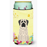 Caroline'S Treasures Easter Eggs Mastiff Brindle White Tall Boy Beverage Insulator Hugger, Multicolor