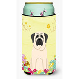 Caroline'S Treasures Easter Eggs Mastiff White Tall Boy Beverage Insulator Hugger, Multicolor