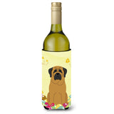 Caroline'S Treasures Bb6018Literk Easter Eggs Mastiff Wine Bottle Beverage Insulator Hugger, 750Ml, Multicolor