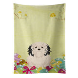 Caroline'S Treasures Easter Eggs Lowchen Kitchen Towel, Multicolor, 25 X 15