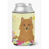 Caroline'S Treasures Easter Eggs Norwich Terrier Can Or Bottle Hugger, Can Hugger, Multicolor