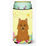 Caroline'S Treasures Easter Eggs Norwich Terrier Tall Boy Beverage Insulator Hugger, Multicolor