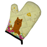 Caroline'S Treasures Easter Eggs Karelian Bear Dog Oven Mitt, Multicolor, 12 X 8.5
