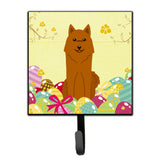 Caroline'S Treasures Easter Eggs Karelian Bear Dog Wall Hook, Small, Multicolor