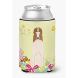 Caroline'S Treasures Easter Eggs Borzoi Can Or Bottle Hugger, Can Hugger, Multicolor