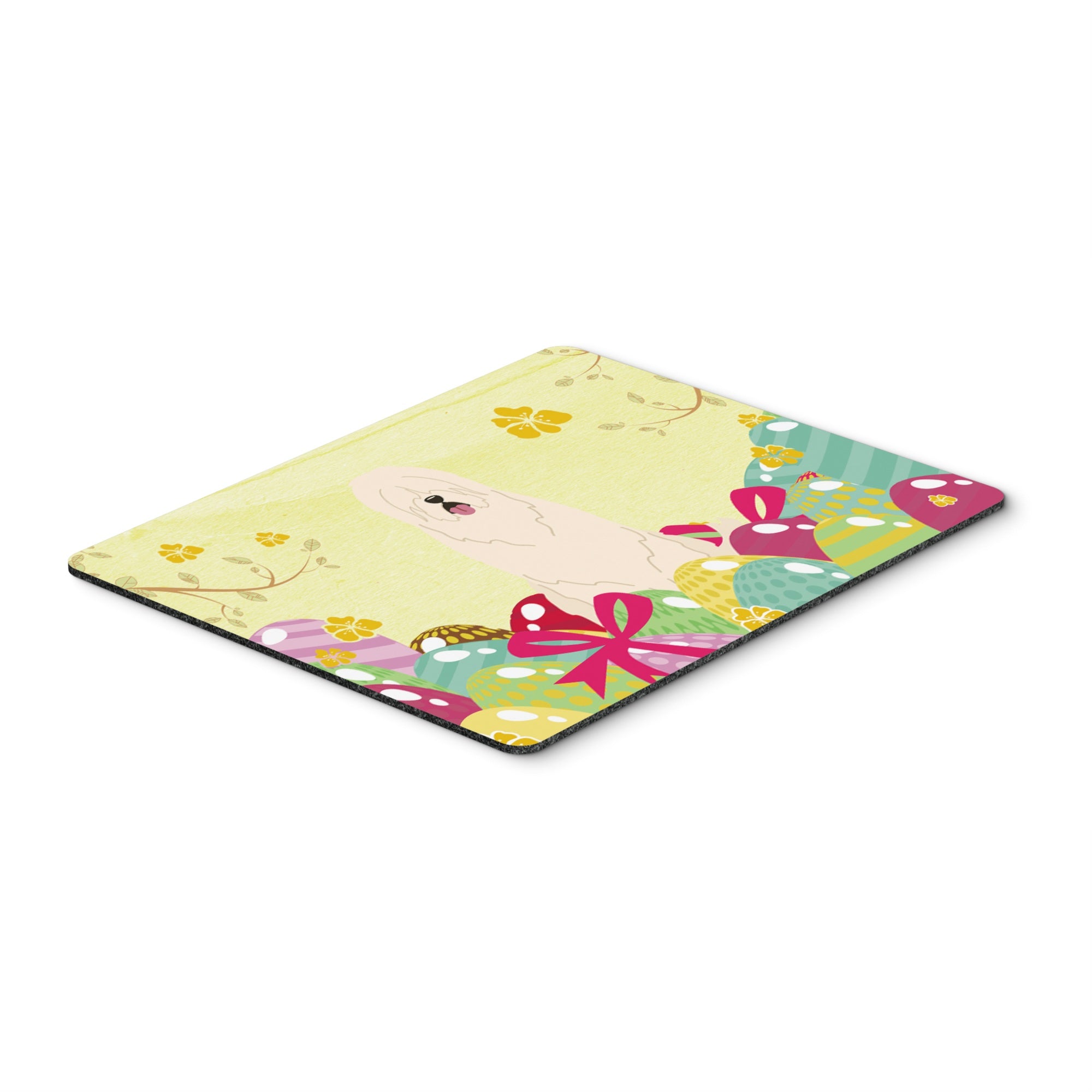 Caroline'S Treasures Easter Eggs South Russian Sheepdog Mouse Pad, Hot Pad Or Trivet, Multicolor, 7.75X9.25  (Bb6024Mp)