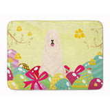 Caroline'S Treasures Easter Eggs South Russian Sheepdog Machine Washable Memory Foam Mat Doormats, Multicolor
