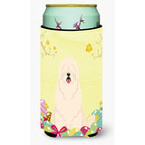 Caroline'S Treasures Easter Eggs South Russian Sheepdog Tall Boy Beverage Insulator Hugger, Multicolor