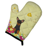 Caroline'S Treasures Easter Eggs Manchester Terrier Oven Mitt, Multicolor, 12 X 8.5