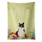 Caroline'S Treasures Easter Eggs Russo-European Laika Spitz Kitchen Towel, Multicolor, 25 X 15