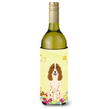 Caroline'S Treasures Bb6031Literk Easter Eggs Russian Spaniel Wine Bottle Beverage Insulator Hugger, 750Ml, Multicolor