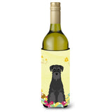 Caroline'S Treasures Bb6032Literk Easter Standard Schnauzer Wine Bottle Beverage Insulator Hugger, 750Ml, Multicolor