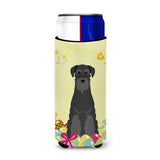 Caroline'S Treasures Easter Standard Schnauzer Black Michelob Ultra Hugger For Slim Cans, Slim Can, Multicolor
