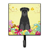 Caroline'S Treasures Easter Eggs Standard Schnauzer Black Wall Hook, Small, Multicolor