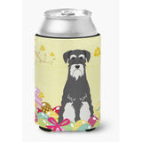 Caroline'S Treasures Easter Standard Schnauzer Salt & Pepper Can Or Bottle Hugger, Can Hugger, Multicolor