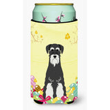 Caroline'S Treasures Easter Schnauzer Salt & Pepper Tall Boy Beverage Insulator Hugger, Multicolor