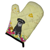 Caroline'S Treasures Easter Eggs Standard Schnauzer Black Grey Oven Mitt, Multicolor, 12 X 8.5