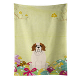 Caroline'S Treasures Easter Eggs Saint Bernard Kitchen Towel, Multicolor, 25 X 15