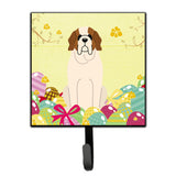 Caroline'S Treasures Easter Eggs Saint Bernard Wall Hook, Small, Multicolor
