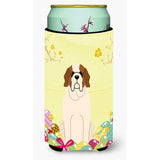 Caroline'S Treasures Easter Eggs Saint Bernard Tall Boy Beverage Insulator Hugger, Multicolor
