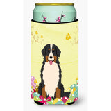 Caroline'S Treasures Easter Eggs Bernese Mountain Dog Tall Boy Beverage Insulator Hugger, Multicolor
