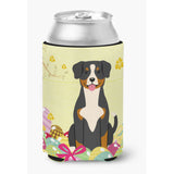 Caroline'S Treasures Easter Eggs Entlebucher Can Or Bottle Hugger, Can Hugger, Multicolor