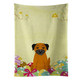 Caroline'S Treasures Easter Eggs Border Terrier Kitchen Towel, Multicolor, 25 X 15
