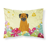 Easter Eggs Border Terrier Fabric Standard Pillowcase