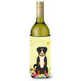 Caroline'S Treasures Bb6043Literk Easter Appenzeller Sennenhund Wine Bottle Beverage Insulator Hugger, 750Ml, Multicolor