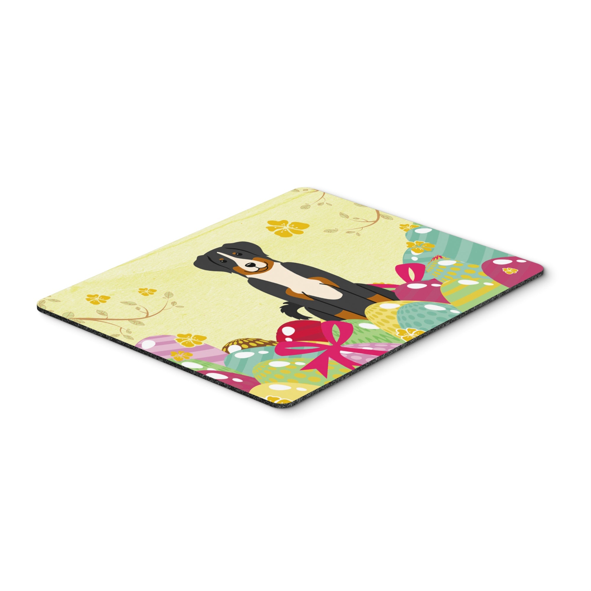 Caroline'S Treasures Easter Eggs Appenzeller Sennenhund Mouse Pad, Hot Pad Or Trivet, Multicolor, 7.75X9.25  (Bb6043Mp)