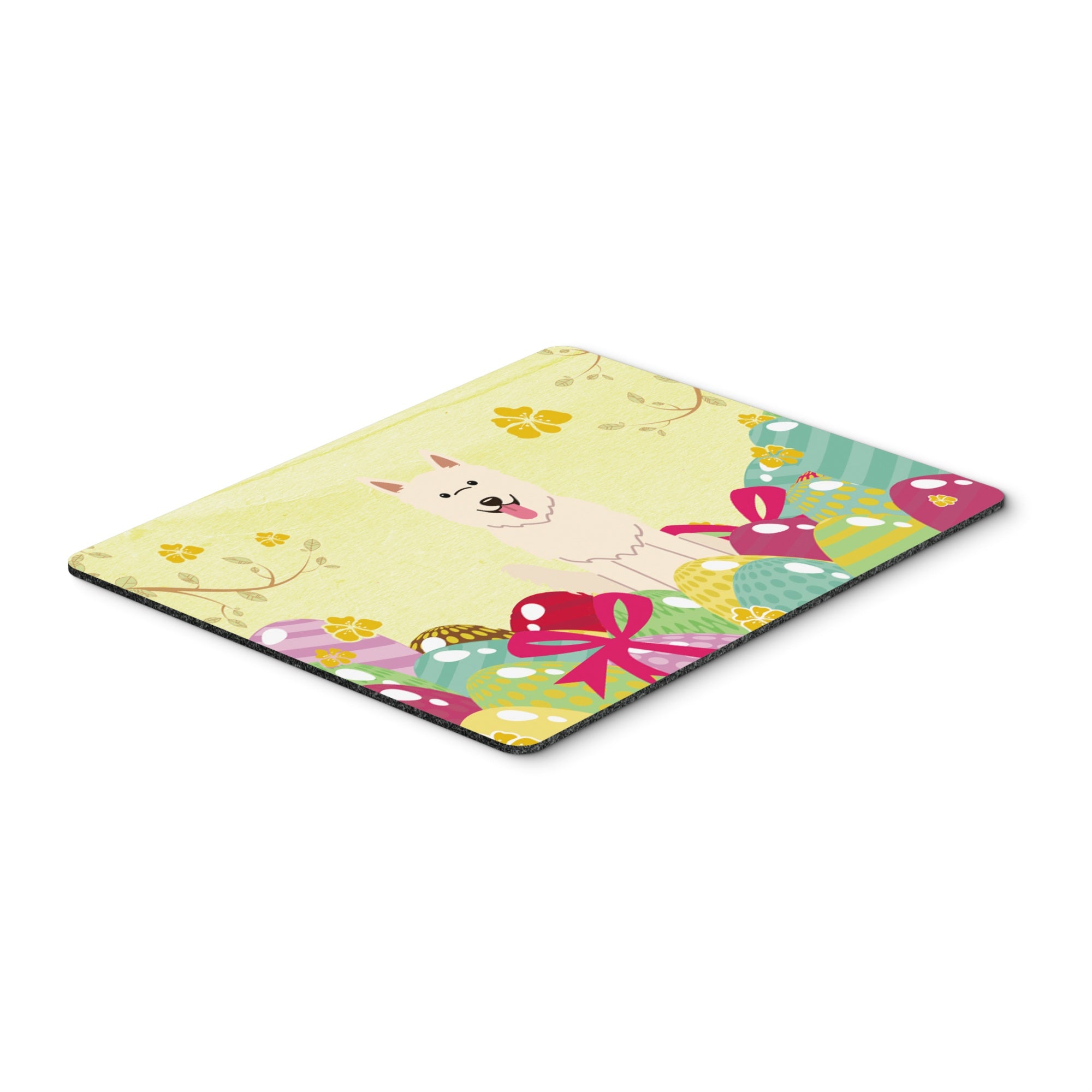 Caroline'S Treasures Easter Eggs White German Shepherd Mouse Pad, Hot Pad Or Trivet, Multicolor, 7.75X9.25  (Bb6045Mp)