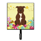 Caroline'S Treasures Chocolate Staffordshire Bull Terrier Wall Hook, Small, Multicolor