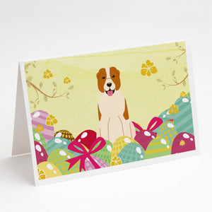 Easter Eggs Central Asian Shepherd Dog Greeting Cards And Envelopes Pack Of 8