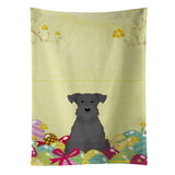 Caroline'S Treasures Easter Eggs Miniature Schnauzer Black Kitchen Towel, Multicolor, 25 X 15