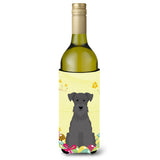 Caroline'S Treasures Bb6051Literk Easter Miniature Schnauzer Wine Bottle Beverage Insulator Hugger, 750Ml, Multicolor