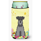 Caroline'S Treasures Easter Miniature Schanuzer Tall Boy Beverage Insulator Hugger, Multicolor