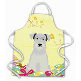 Caroline'S Treasures Easter Eggs Miniature Schanuzer White Apron, Large, Multicolor