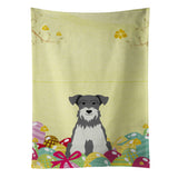 Caroline'S Treasures Easter Eggs Miniature Schnauzer Salt And Pepper Kitchen Towel, Multicolor, 25 X 15