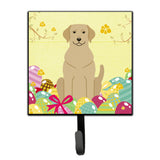 Caroline'S Treasures Easter Eggs Yellow Labrador Wall Hook, Small, Multicolor