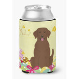 Caroline'S Treasures Easter Eggs Chocolate Labrador Can Or Bottle Hugger, Can Hugger, Multicolor