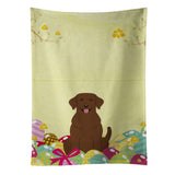 Caroline'S Treasures Easter Eggs Chocolate Labrador Kitchen Towel, Multicolor, 25 X 15