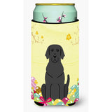 Caroline'S Treasures Easter Eggs Black Labrador Tall Boy Beverage Insulator Hugger, Multicolor