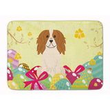 Caroline'S Treasures Easter Eggs Cavalier Spaniel Machine Washable Memory Foam Mat Doormats, Multicolor