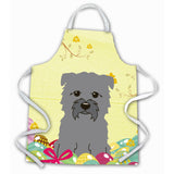Caroline'S Treasures Easter Eggs Glen Of Imal Grey Apron, Large, Multicolor