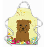 Caroline'S Treasures Easter Eggs Glen Of Imal Tan Apron, Large, Multicolor