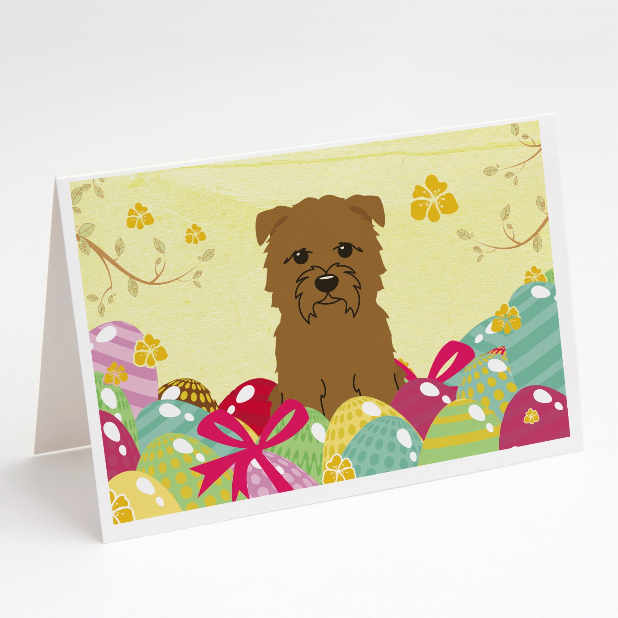 Easter Eggs Glen Of Imal Tan Greeting Cards And Envelopes Pack Of 8