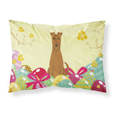 Easter Eggs Irish Terrier Fabric Standard Pillowcase