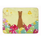 Caroline'S Treasures Easter Eggs Irish Terrier Machine Washable Memory Foam Mat Doormats, Multicolor