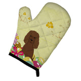 Caroline'S Treasures Easter Eggs Irish Water Spaniel Oven Mitt, Multicolor, 12 X 8.5